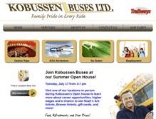 Tablet Screenshot of kobussen.com